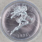 2025 Wonder Woman DC Comics Silver Medal US Mint 2.5 Oz .999 No Box/COA