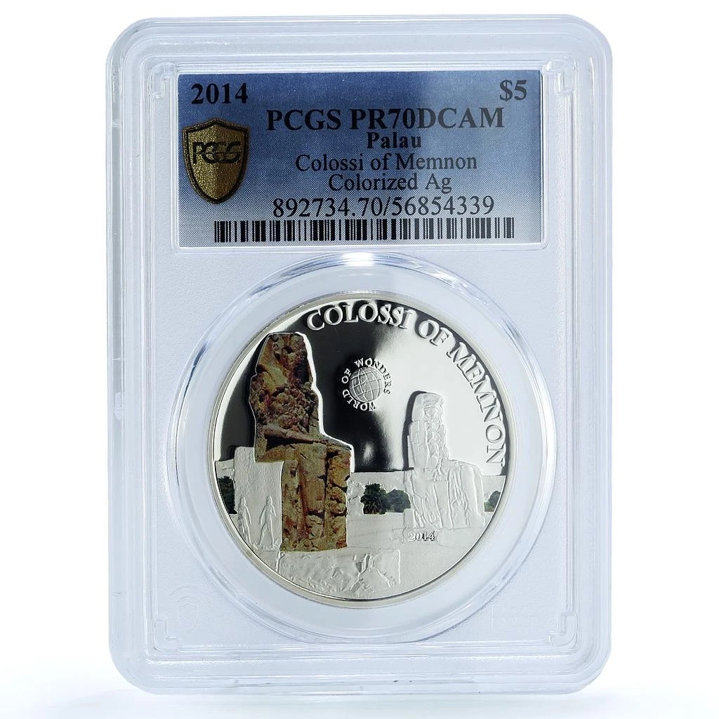 1995 パラオ $1 国際連合50周年 PCG PR70 DCAM American Eagle PR 70