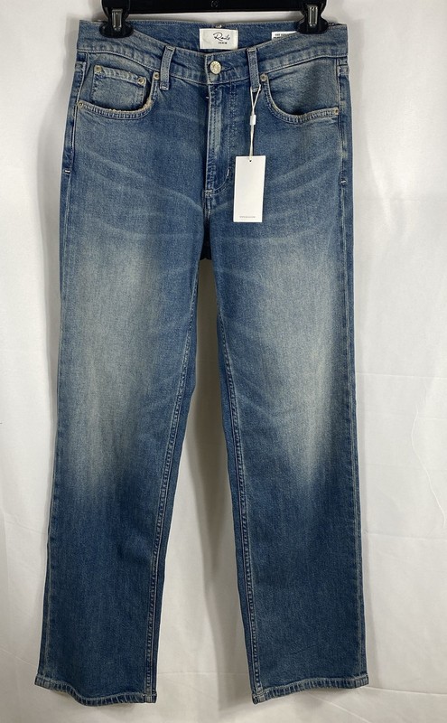 Rails Women's The Sepulveda Relaxed Straight Jeans Tinted Indigo Size 25 NWT