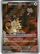 Team Rocket's Meowth 203/182 Illustration Rare Destined Rivals Pokemon Holo NM on eBay