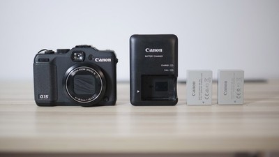 Canon PowerShot G15 12.1MP Digital Camera - Black for sale online