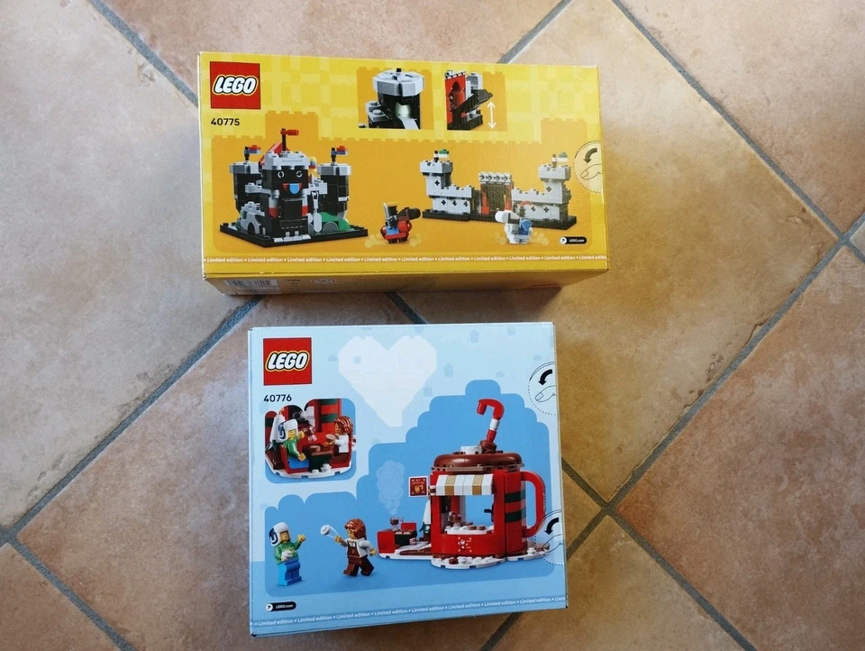 Lego 40775  Mini Castello Cavalieri + 40776 Bancarella Della Cioccolata ## Nuovo - Immagine 2 di 2
