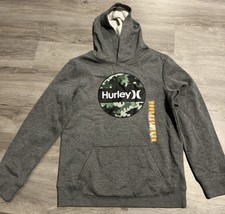 Hurley Boys Hoodie Gray Pullover 18/20 CAMO NWT