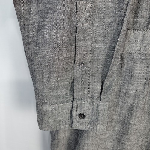 American Rag Utility Union Suit Jumpsuit size XXL Gray Chambray work cotton, New - Bild 9 von 12