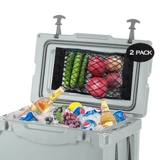 Cooler Storage Nets Dry Storage Mesh Organizer Camping Accessories 2 Pack