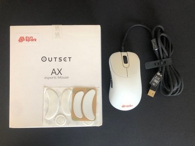Vaxee OUTSET AX Funspark Wired Gaming Mouse Black Used tested working in box