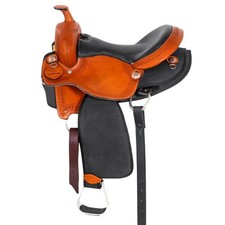 Horse Saddle Western Leather Barrel Racing Racer Equestrian Trail Tack Hand-Tool