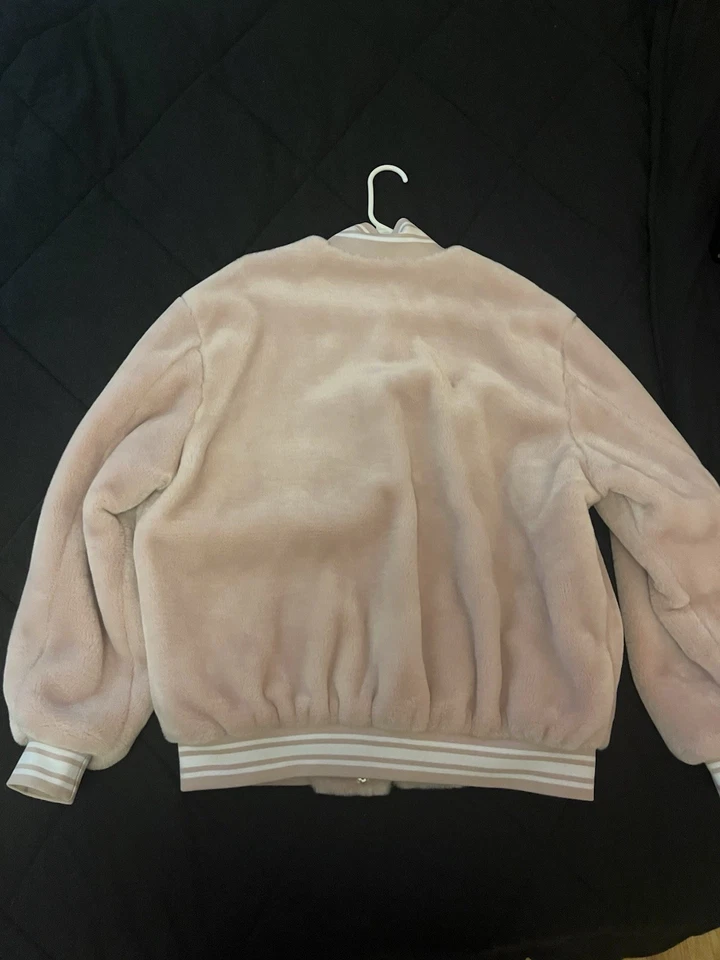 Chaqueta de piel rosa Golf Wang Tyler The Creator talla grande Foto 4 de 4