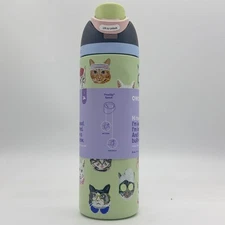 Owala 24oz FreeSip Water Bottle Cat Collage Catwala Urban Outfitters Exclusive