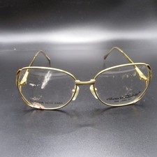 Gloria Vanderbilt M4 Vintage Gold Metal Eyeglass Frames 54-16 Women's Zyloware