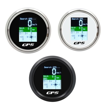 85mm GPS Digital Tachometer Geschwindigkeitsmesser Odometer für Auto Boot LKW
