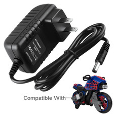6V Charger for Marvel Ultimate Spider Man Motorcycle Ride-On Toy Adapter