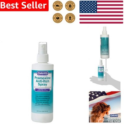 Pramoxine Hydrochloride 1% Anti-Itch Spray for Pets Soothing Oatmeal Formula 8oz