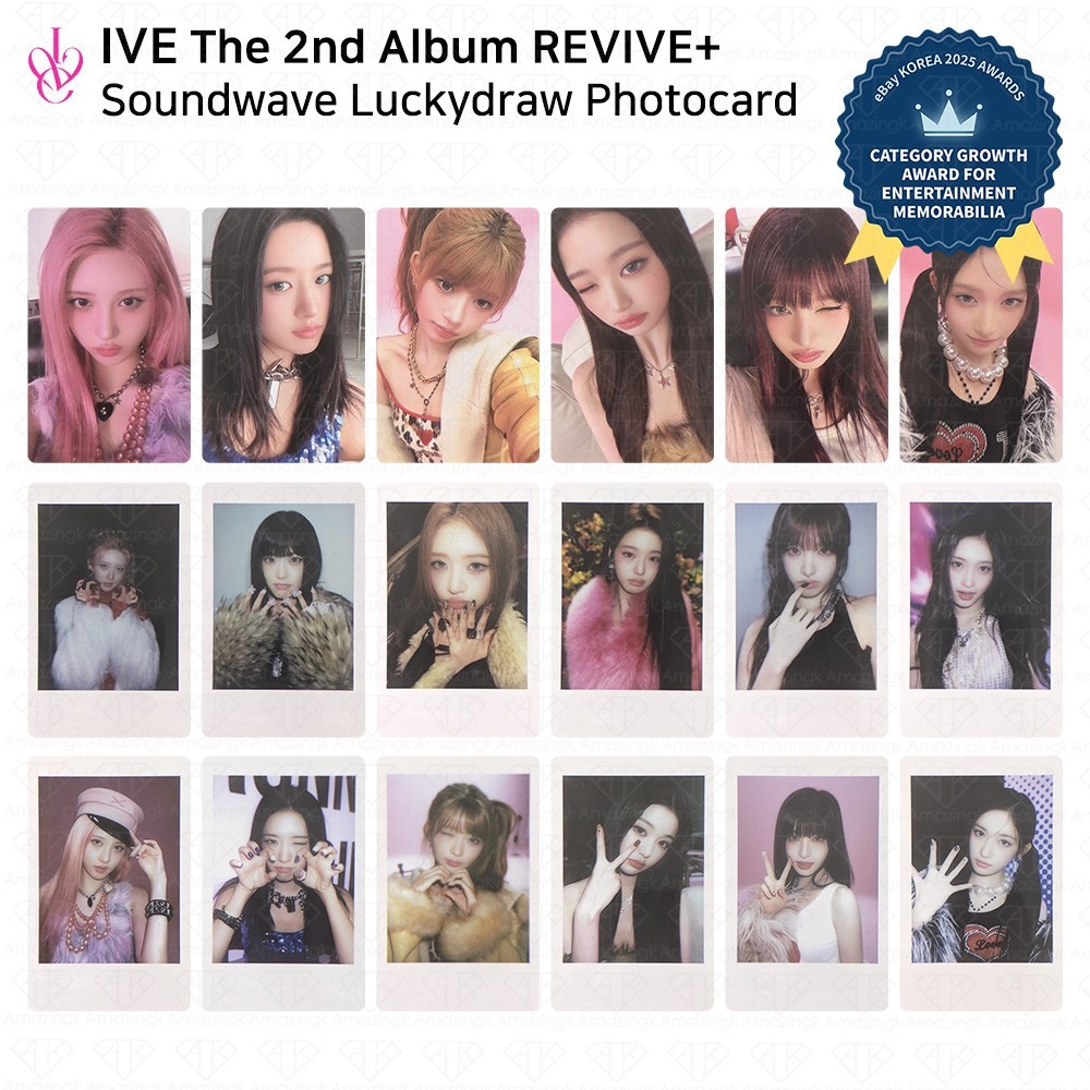 IVE The 2nd Album REVIVE+ Soundwave Lucky Draw Photocard | eBay