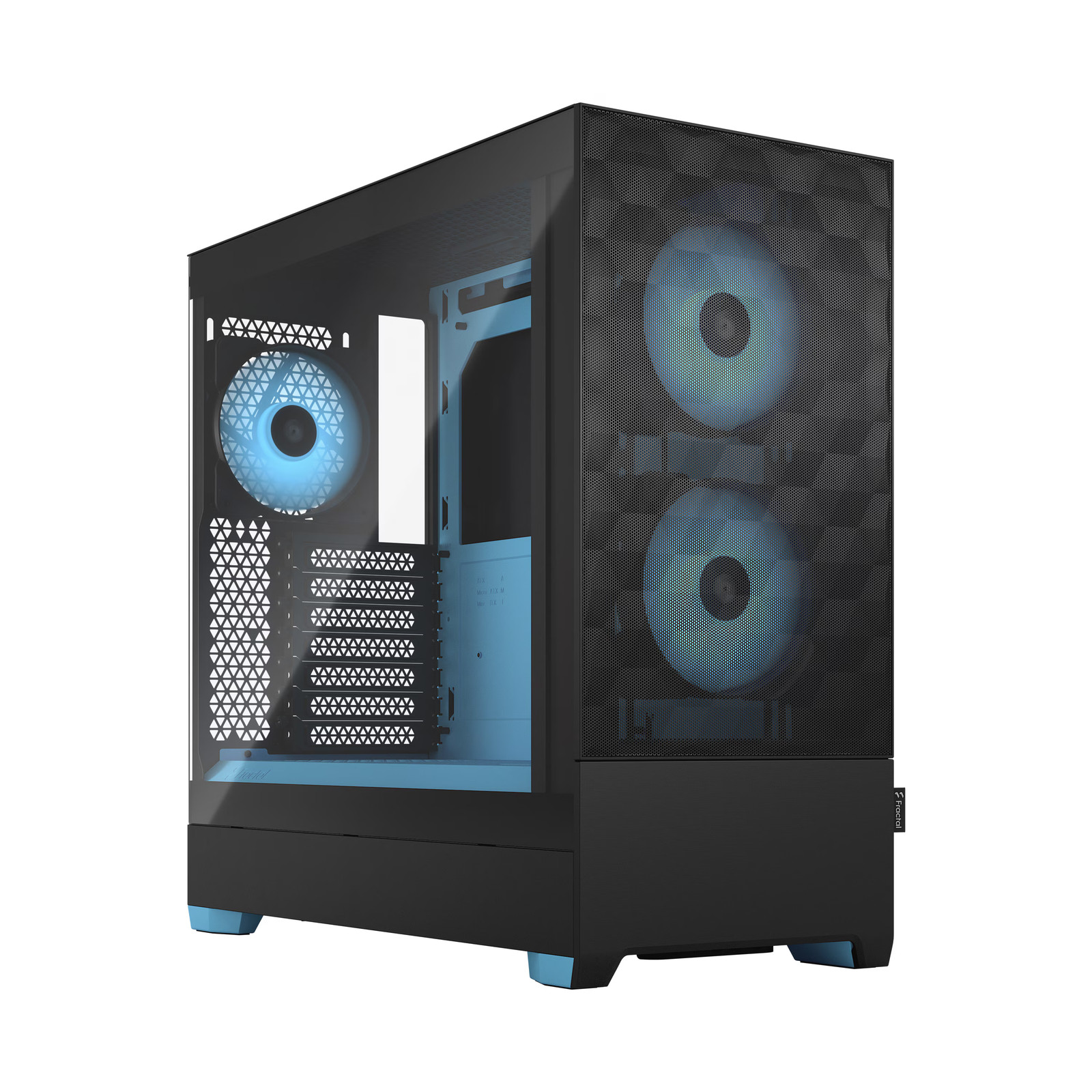 Fractal Design Pop Air RGB Cyan Core mit Seitenfenster ATX Gaming Gehuse Blau 20090₽