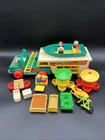 VTG Early 1970s Fisher Price Little People Play Family Camper RV 31 Pieces NoBOX