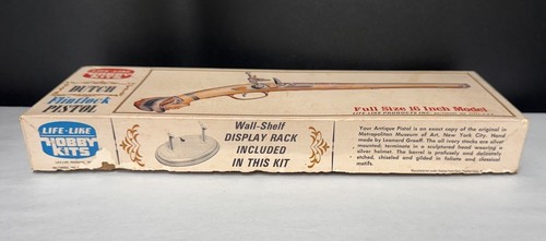Life Like Hobby Kit Dutch Flintlock Pistol All Parts In Box - Picture 3 of 5