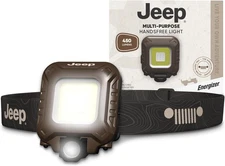 Energizer Jeep Multi-Purpose Hands-Free Rechargeable LED Light, 450 Lumens, Trai