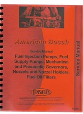 American Bosch Injection Fuel Supply Pump Nozzles Governor Service Manual