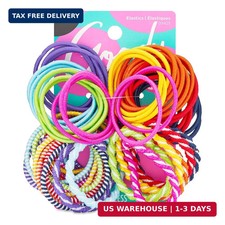 Kids Ouchless Hair Elastics - No Pull, No Breakage, Tangle-Free Hold for F