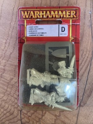 Warhammer Undead Grave Guard Blister Sealed Rare NOS OOP (Ms2)