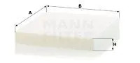 MANN-FILTER CU 26 021 Filtro abitacolo Filtro particellare - Immagine 2