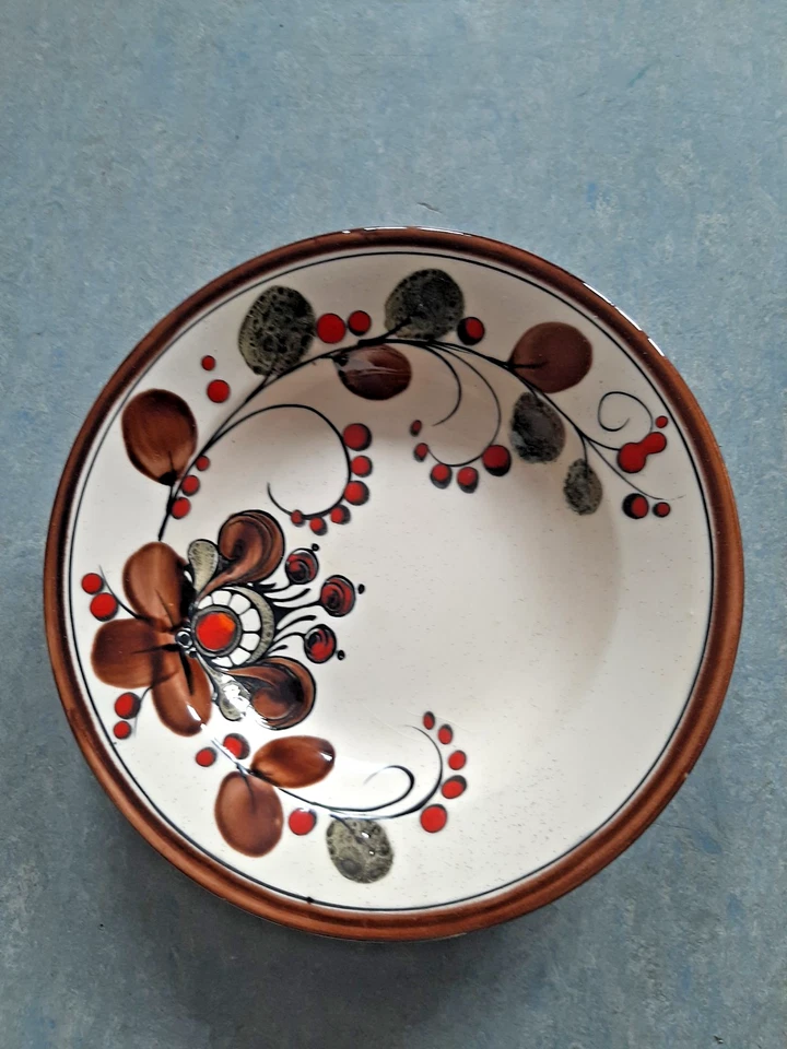 SMF Kathrein * Suppenteller * 23 cm  * Schramberg handbemalt 26 * 70iger ca. **