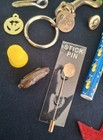 Junk Drawer Lot☆Whistle/Heinz/Advertising/Jewelry/Keychains☆Crafts/Parts/Repair — photo 4