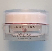 BODY FIRM Essentials Plump & Firm Facial Treatment  .5 fl oz / 15 ml Sealed