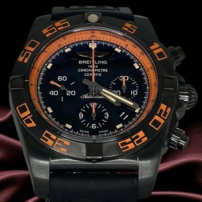 Breitling Chronomat 44 Raven 44mm Auto Blacksteel MB0111C2
