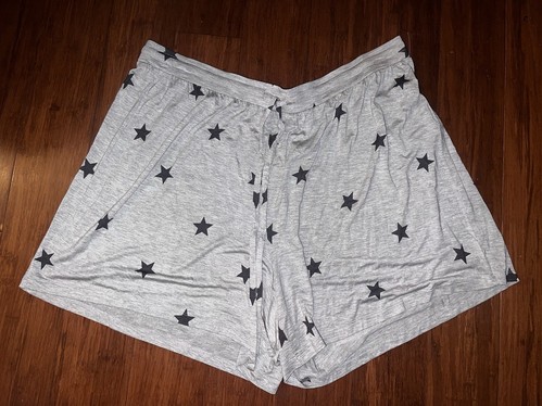 Neu mit Etikett Jenny Damen-Pyjama-Shorts Sternenmuster Übergröße 3X süß kostenloser Versand - Bild 1 von 5