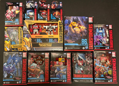 Transformers studio series 86 Movie Dinobot sludge preceptor blaster set of  14