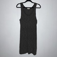 Madewell Women’s Striped Scoopneck Tank Dress Black Size XL