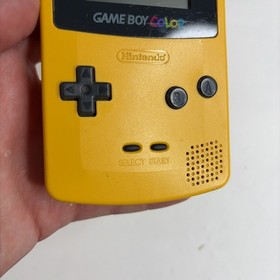 Nintendo Gameboy Boy Color Dandelion Yellow Console CGB-001 Tested & Working