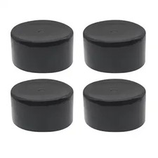 4 Pcs 1.98-Inch Bearing Bars Cover Bearing Rubber Black Caps Trailer Wheel Hub D