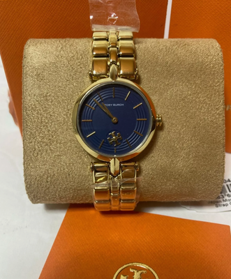 TORY BURCH KIRA BLUE TBW2043 GOLD TONE BRACELET LADIES WATCH  display picture 1