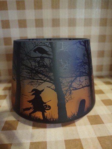 Yankee Candle Trick or Treat Halloween Scene Large Jar SHADE Candle Topper NIB - Picture 4 of 8