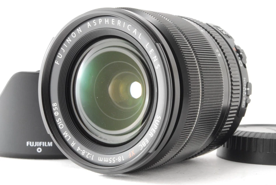 [Mint w/ Hood] FUJIFILM Fuji Fujinon XF 18-55mm F/2.8-4 R LM OIS From Japan - Image 2 of 4