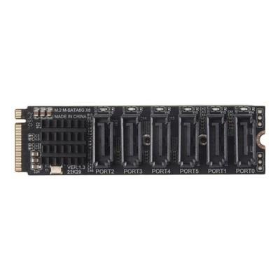 1X(M.2 NVME PCI-E PCIE X4 X8 X16 auf 6 Port 3.0  Adapterkarten-Riser ASM1162131