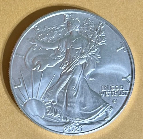 2021 American Silver Eagle Type 2  Uncirculated - 1oz Fine Silver Coin