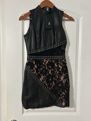 X By NBD Women s Leather Dress - Size 0 - NWT