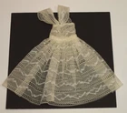 Vintage 1961-64 Mattel Barbie #987 ORANGE BLOSSOM Lace Over Dress