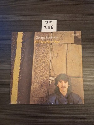 George Harrison All Those Years Ago 7'' Single Vinyl Schallplatte 