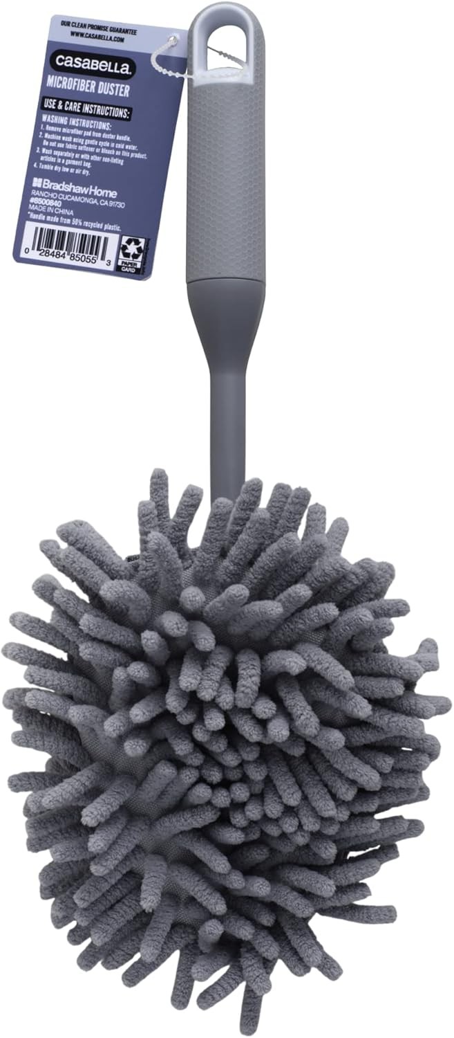 Casabella, Handheld Microfiber Duster, Gray