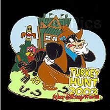 Disney WDW Turkey Hunt Pete Pin - Picture 1 of 1
