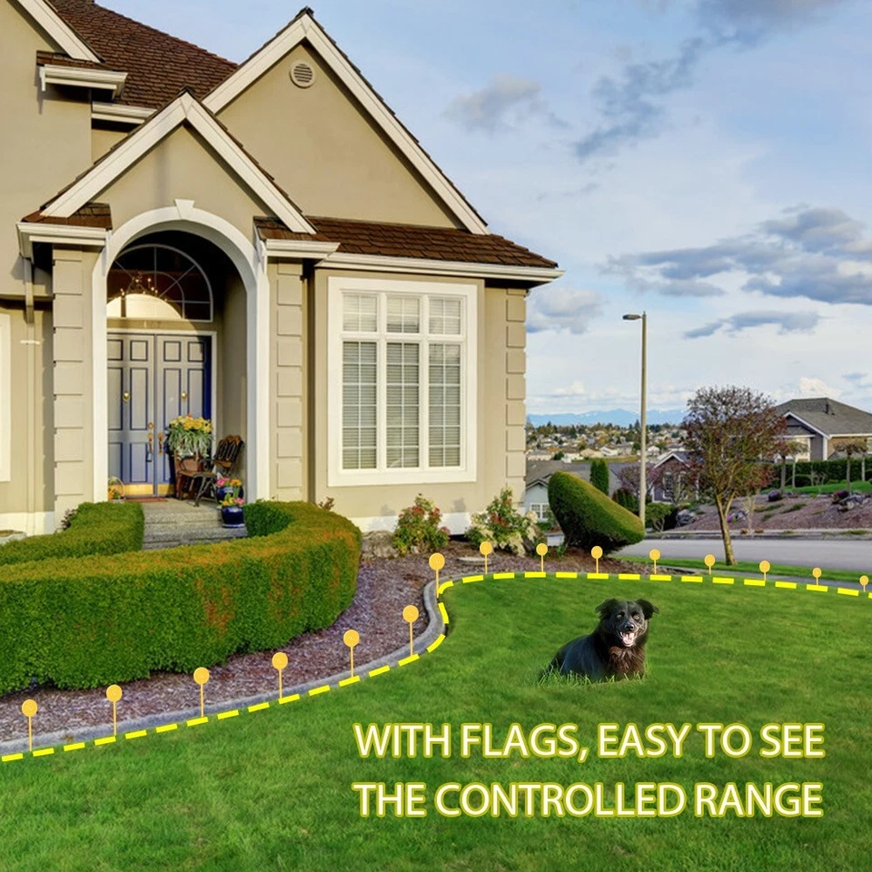 BARK DOCTOR PREMIUM ELECTRONIC DOG FENCE COLLAR WARNING+ZAP 200M 400M 600M Wire - Image 4 of 4