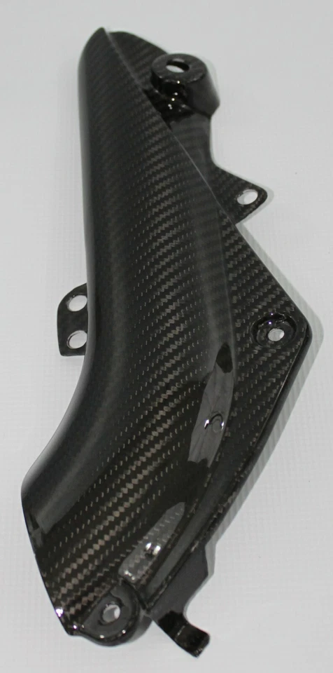 Теплозащитный экран для выхлопной системы Kawasaki Ninja ZX-6R 2005-2006 годов выпуска - 100% углеродное волокно - Изображение 3 из 4