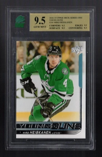2018 UD Upper Deck, Miro Heiskanen #246 Young Guns / Dallas Stars  **MNT 9.5**