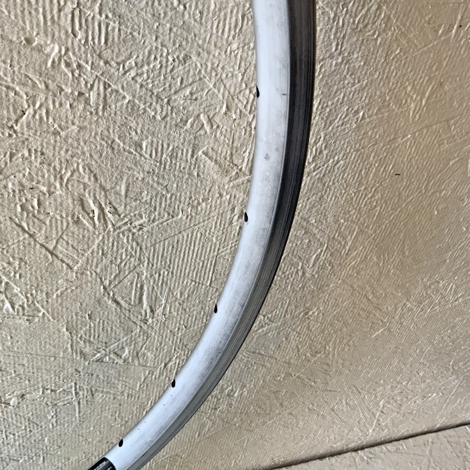 JUEGO LLANTAS ALEXRIMS (2) 700C 32 ORIFICIOS 19 MM ANCHO CUBIERTA PRESTA PLATA SATINADA Foto 4 de 4