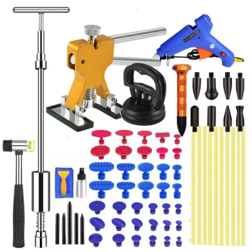 Car Body Dent Puller Hammer Bridge Lifter Tool Paintless Hail Remover Repair Kit